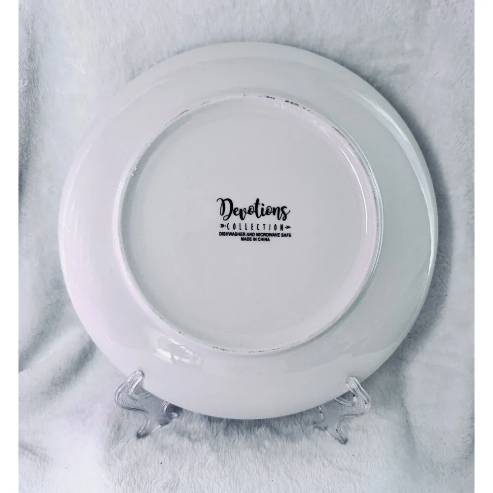 Devotions Plate This Plate Shall Have No Owner Family Quote 10.5” Decor